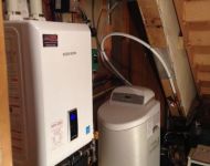 Tankless Hotwater and Water Softener Install - 2